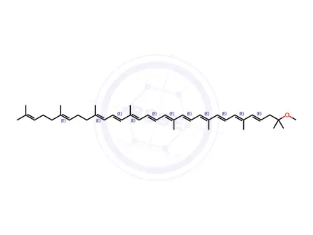 Chemical structure of Spheroidene