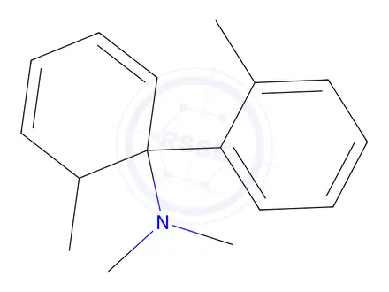 Chemical structure of N,N-Dimethylbibenzyl-2-amine