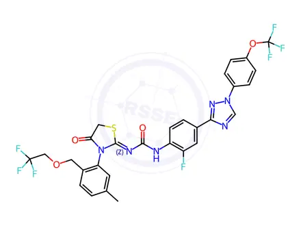 Chemical structure of Fentiazoluron