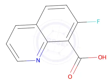Chemical structure of 7-Fluoroquinoline-8-carboxylic acid