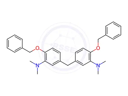 Chemical structure of Bis[4-Benzyloxy-3-(dimethylamino)phenyl]methane