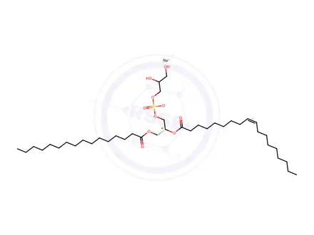 Chemical structure of Phosphatidylglycerols, Egg, Sodium Salts