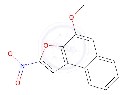 Chemical structure of 4-Methoxy-2-nitronaphtho[2,1-b]furan