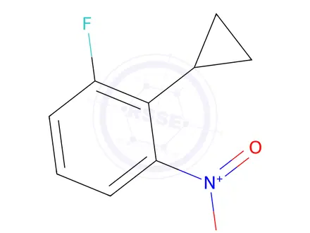 Chemical structure of 2-Cyclopropyl-1-fluoro-3-nitrobenzene
