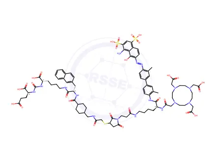 Chemical structure of EB-PSMA-617
