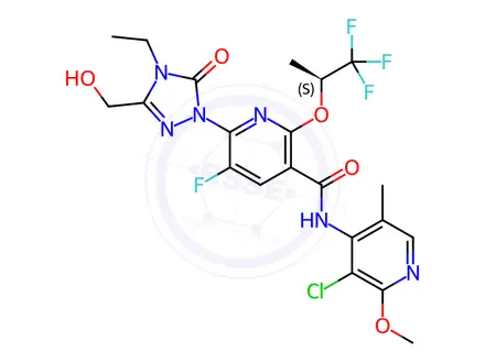 Chemical structure of Orludodstat Impurity 218