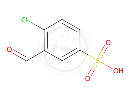 Chemical structure of 4-Chloro-3-formylbenzenesulfonic acid