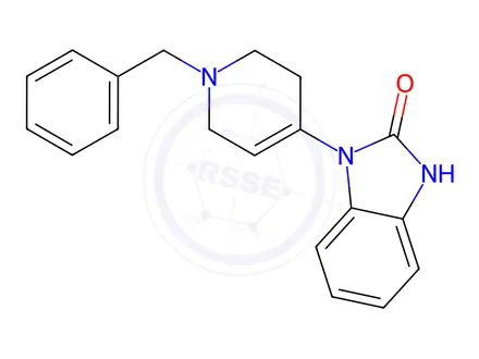 Chemical structure of 1-(1-Benzyl-1,2,3,6-tetrahydropyridin-4-yl)-1,3-dihydro-2H-benzo[d]imidazol-2-one