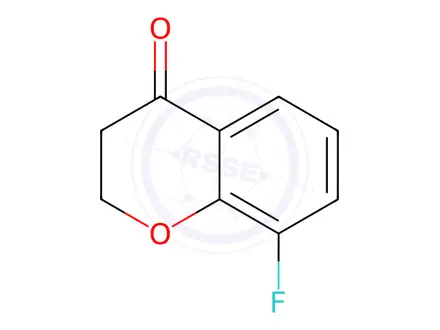 Chemical structure of 8-Fluorochroman-4-one