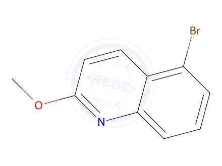 Chemical structure of 5-Bromo-2-methoxyquinoline