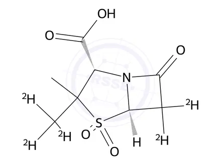 Chemical structure of Sulbactam Impurity 41-d5 (Mixture of Enantiomers)