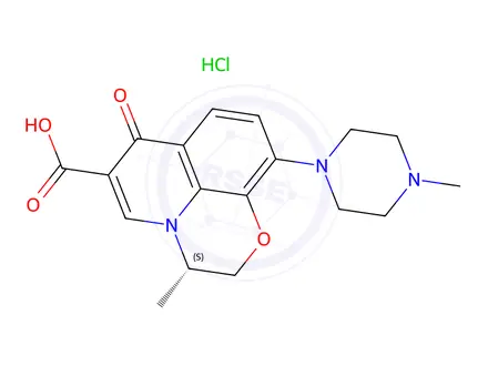 Chemical structure of Levofloxacin EP Impurity D(Hydrochloride)