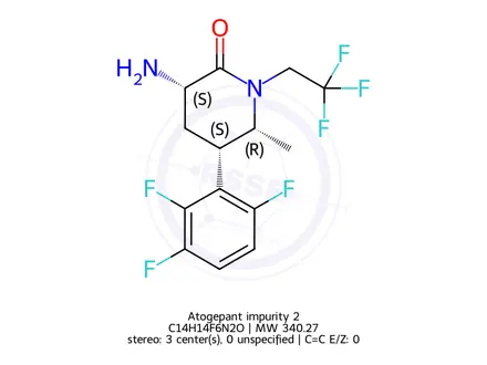 Chemical structure of Atogepant Impurity 100