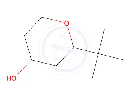 Chemical structure of 2-tert-Butyloxan-4-ol