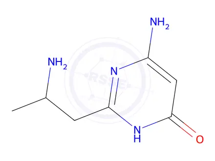 Chemical structure of 6-Amino-2-(2-aminopropyl)pyrimidin-4(3h)-one