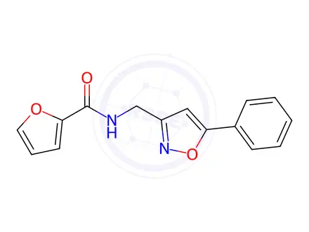 Chemical structure of N-((5-Phenylisoxazol-3-yl)methyl)furan-2-carboxamide