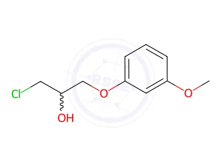 Chemical structure of 1-Chloro-3-(3-methoxyphenoxy)propan-2-ol