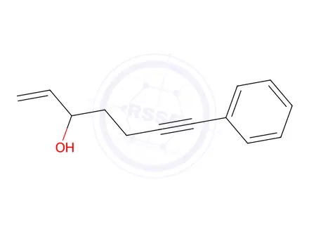 Chemical structure of 7-Phenylhept-1-en-6-yn-3-ol
