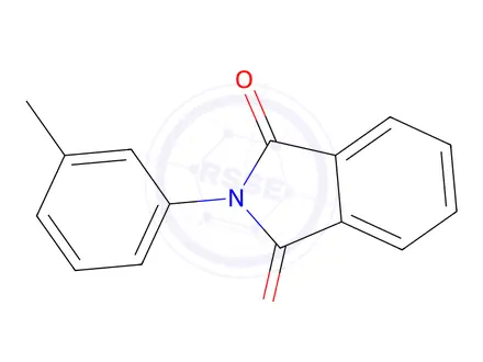 Chemical structure of N-M-TOLYLPHTHALIMIDE