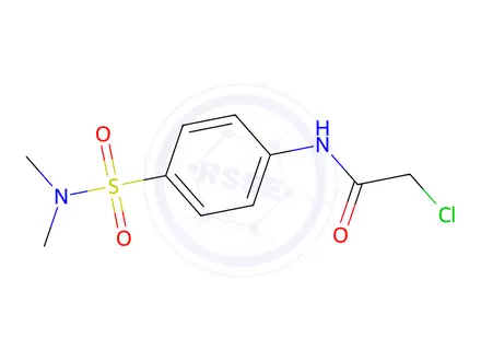 Chemical structure of 2-Chloro-N-{4-[(Dimethylamino)Sulfonyl]Phenyl}Acetamide