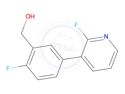 Chemical structure of (2-Fluoro-5-(2-fluoropyridin-3-yl)phenyl)methanol