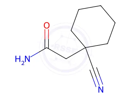 Chemical structure of 2-(1-Cyanocyclohexyl)acetamide