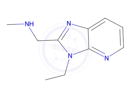 Chemical structure of 1-(3-Ethyl-3h-imidazo[4,5-b]pyridin-2-yl)-n-methylmethanamine