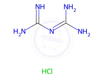 Chemical structure of Biguanide hydrochloride
