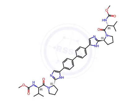 Chemical structure of Daclatasvir RSSR Isomer