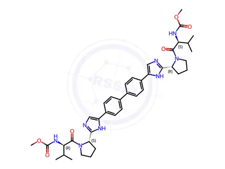 Chemical structure of Daclatasvir Impurity 46