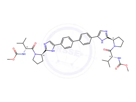 Chemical structure of Daclatasvir Enantiomer 2HCl