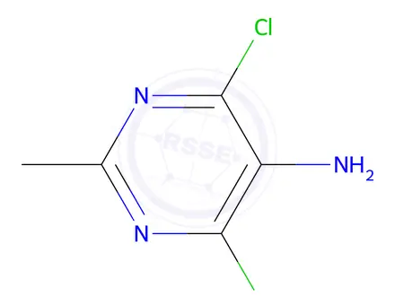 Chemical structure of 5-Amino-4,6-dichloro-2-methylpyrimidine