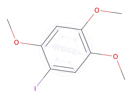 Chemical structure of 1-IODO-2,4,5-TRIMETHOXYBENZENE