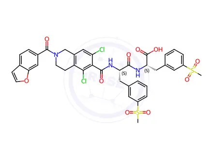 Chemical structure of Lifitegrast Impurity 56