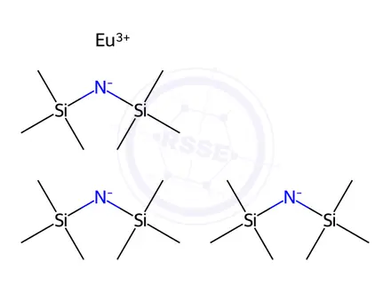 Chemical structure of TRIS[N,N-BIS(TRIMETHYLSILYL)AMIDE]EUROPIUM (III)