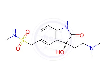 Chemical structure of 3-Hydroxy-2-Oxo Sumatriptan (USP)