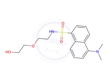 Chemical structure of Dansyl 2-(2-aminoethoxy)ethanol, 97%