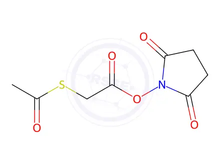 Chemical structure of N-Succinimidyl-S-acetylthioacetate