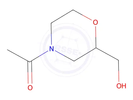 Chemical structure of 1-[2-(hydroxymethyl)morpholin-4-yl]ethan-1-one