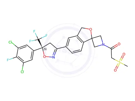 Chemical structure of Sarolaner