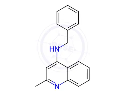 Chemical structure of N-Benzyl-2-methylquinolin-4-amine