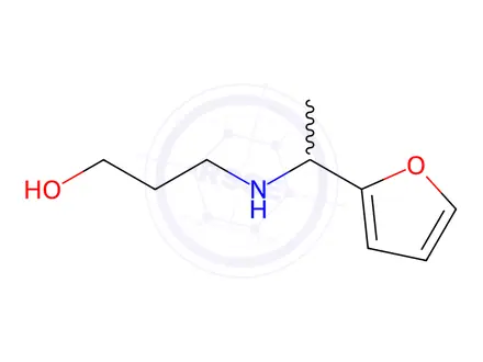 Chemical structure of 3-{[1-(furan-2-yl)ethyl]amino}propan-1-ol