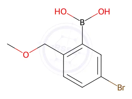 Chemical structure of (5-Bromo-2-(methoxymethyl)phenyl)boronic acid