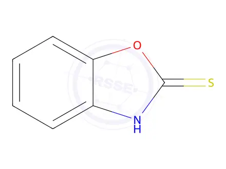 Chemical structure of 2-Mercaptobenzoxazole