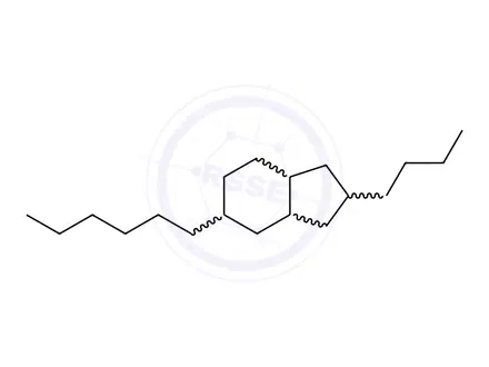 Chemical structure of 2-Butyl-5-hexyloctahydro-1H-indene