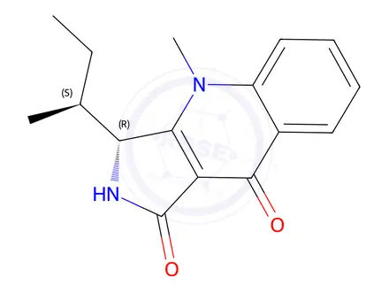 Chemical structure of Quinolactacin A1
