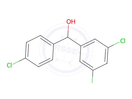 Chemical structure of 3,4',5-TRICHLOROBENZHYDROL