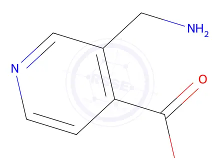 Chemical structure of 3-(Aminomethyl)isonicotinic acid