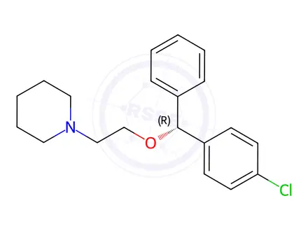 Chemical structure of (R)-Cloperastine
