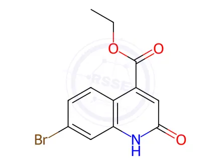 Chemical structure of Ethyl 7-bromo-2-oxo-1,2-dihydroquinoline-4-carboxylate